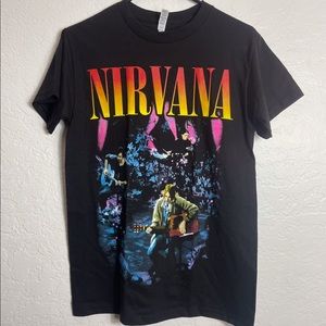 NIRVANA LIVE GRAPHIC COLOR TSHIRT